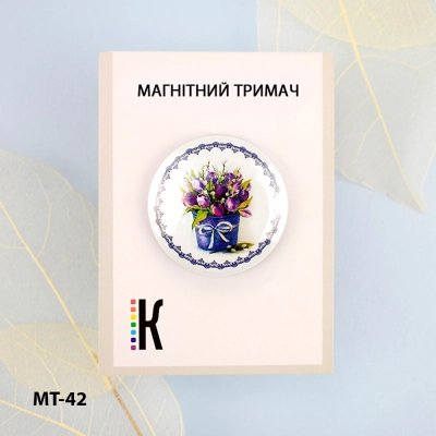 Магнитный держатель для игл и схем МТ-42 "Весенний букет"