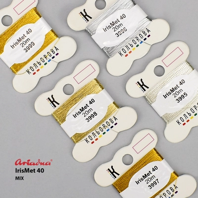 Ariadna Irismet 40 mix thread (pack of 5 pcs.)