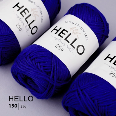 Пряжа HELLO Cotton 150 (25 грам)