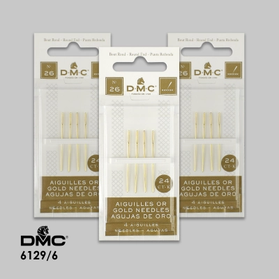 Embroidery Needles (Gold-plated) DMC No.26 6129/6