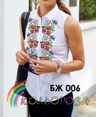 Блузка женская без рукавов БЖ-006