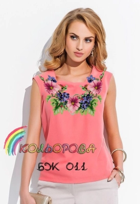 Блузка жіноча без рукавів БЖ-011