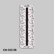 Organizer for embroidery threads with magnetic tape KM-032/08 (Berry Delight)