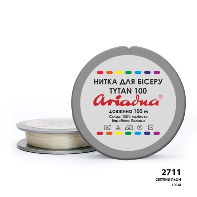 Нить Ariadna Tytan 100 2711/100 (шайба)