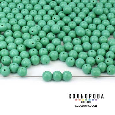 91.Preciosa bead 63140 Turquoise (7 mm)