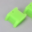 Plastic bobbins for mouliné KBP-01 (green, 20 pcs.)