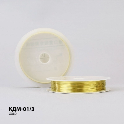 Craft Wire Ø 0.3 mm KDM-01/3 Gold