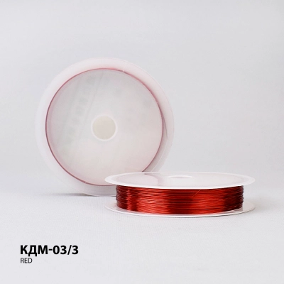 Дріт для рукоділля Ø 0.3 мм КДМ-03/3 Red