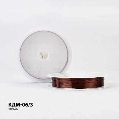Wire for crafting Ø 0.3 mm KDM-06/3 Brown