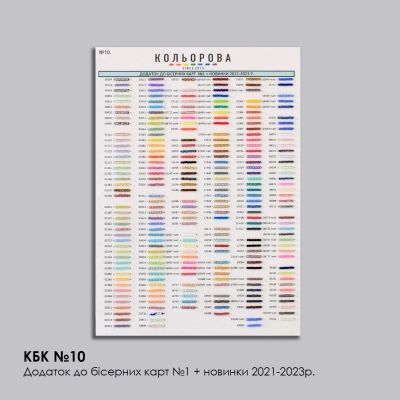 Preciosa Bead Map (A-4) KBC No. 10