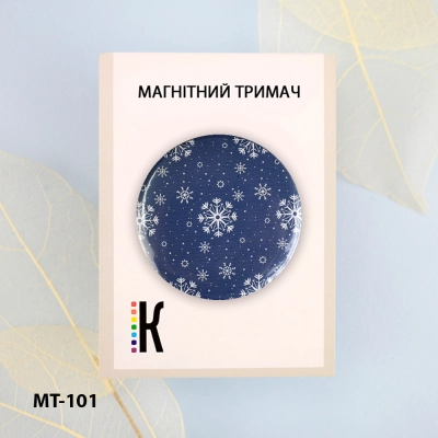 Магнитный держатель для игл и схем МТ-101 "Зимний рисунок 2"