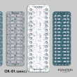 Floss Organizer OK-01/2 (Mix)