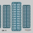 Organizer for embroidery floss OK-11 (Winter pattern 2)