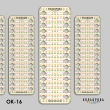 Organizer for embroidery threads OK-16 (Spring pattern 3)