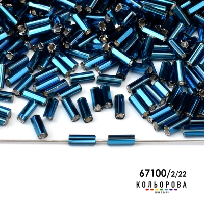 Стеклярус Preciosa 35122/67100/2" 