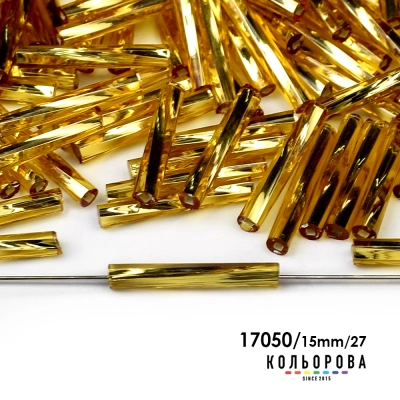 Preciosa Glass Bugle Beads 35127/17050/15mm