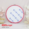 Пяльца Nurge 230-4 (205 мм.) розовые