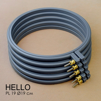 П'яльця пластикові HELLO PL19 сірі