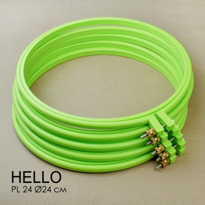 Пяльца пластиковые HELLO PL24 салатовые