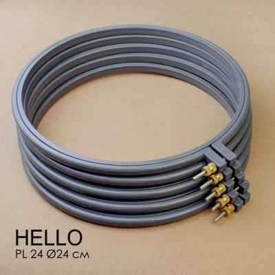 П'яльця пластикові HELLO PL24 сірі