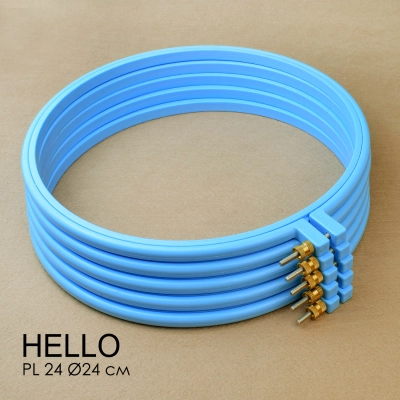 П'яльця пластикові HELLO PL24 блакитні