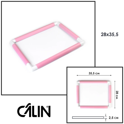 Calin Frame Hoops (size 28x35.5 cm) pink