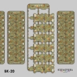 Cardboard Spools for Muline BK-20 (Autumn Pattern 3)