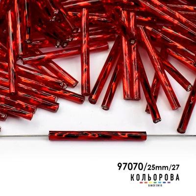 Стеклярус Preciosa 35127/97070/25mm