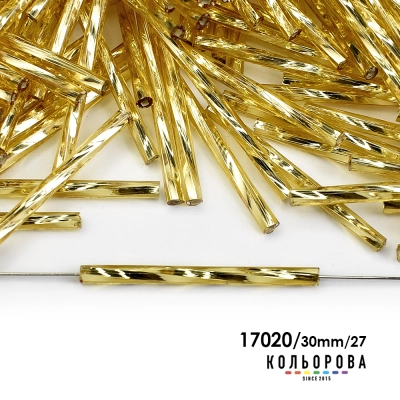 Preciosa Glass Bugle Beads 35127/17020/30mm
