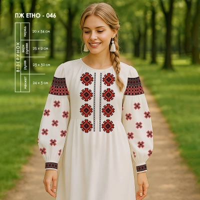 Плаття жіноче ПЖ Етно-046