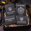 Набір обкладинок: військовий квиток, УБД, посвідчення водія та Passport
