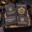 Набір обкладинок: військовий квиток, УБД, посвідчення водія та Passport