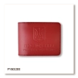 UBD ID Cover with Coat of Arms (red, black embossing)