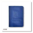 Military ID Cover with Coat of Arms (blue, silver embossing)