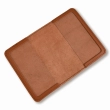 Military ID Cover with Coat of Arms (terracotta, black embossing)