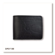 Cover for State Border Guard Service ID (black, red embossing)