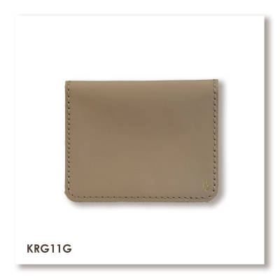 Cardholder for cards with small emblem (beige)