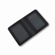 Black basic leather cardholder