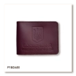 UBD ID Cover with Coat of Arms (burgundy, plain embossing)