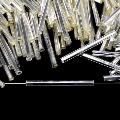 Preciosa Glass Bugle Beads 35122/78102/30mm