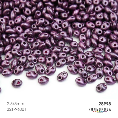 Preciosa TWINS (2.5x5 mm) 28998#
