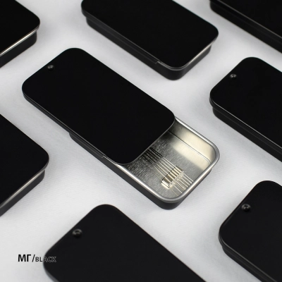 Magnetic Metal Needle Case MG/black (black)