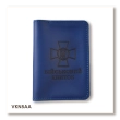Cover for Military ID with NSU Emblem (blue, black embossing)