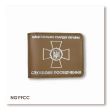Cover for NGU ID (khaki, silver embossing)