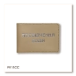 Standard Driver's License Cover (beige, silver embossing)