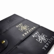 DSNS ID Cover with Space for Badge (Black, Gold Embossing)