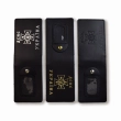 DSNS ID Cover with Space for Badge (Black, Gold Embossing)