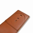 National Police Cover with Badge Slot Type 2 (Terracotta, Gold Embossing)