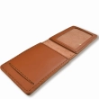 National Police Cover with Badge Slot Type 2 (Terracotta, Gold Embossing)
