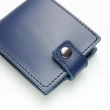 Leather Wallet Babylon Compact, Blue